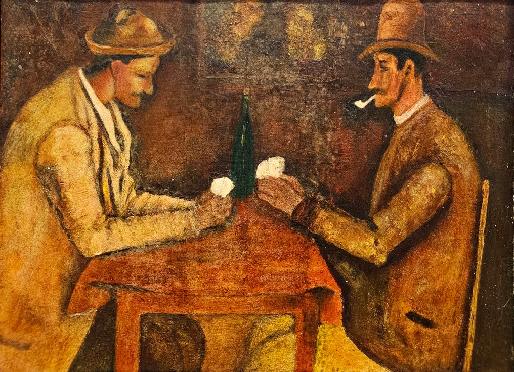 After Paul Cézzane (1839- 1906) - The card players #1.0