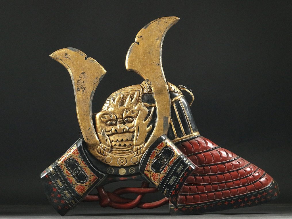 Samurai Kabuto - Plaque - Bois #1.0