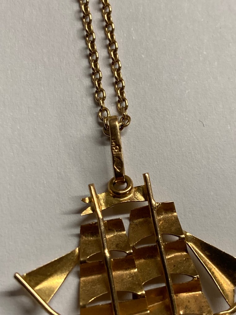 Sans prix de réserve - Ensemble de bijoux 2 pièces - 9 carats Or jaune #4.3