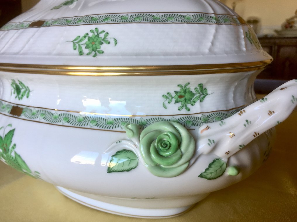 Herend - Levesestál - Apponyi - Porcelán - Kínai csokor #2.1