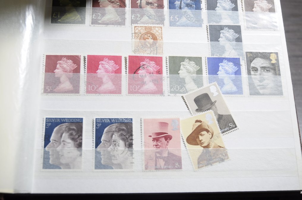 英格蘭和領地  - 大量的查找工作在各种库存簿和相册页中（268张照片）。 #3.2