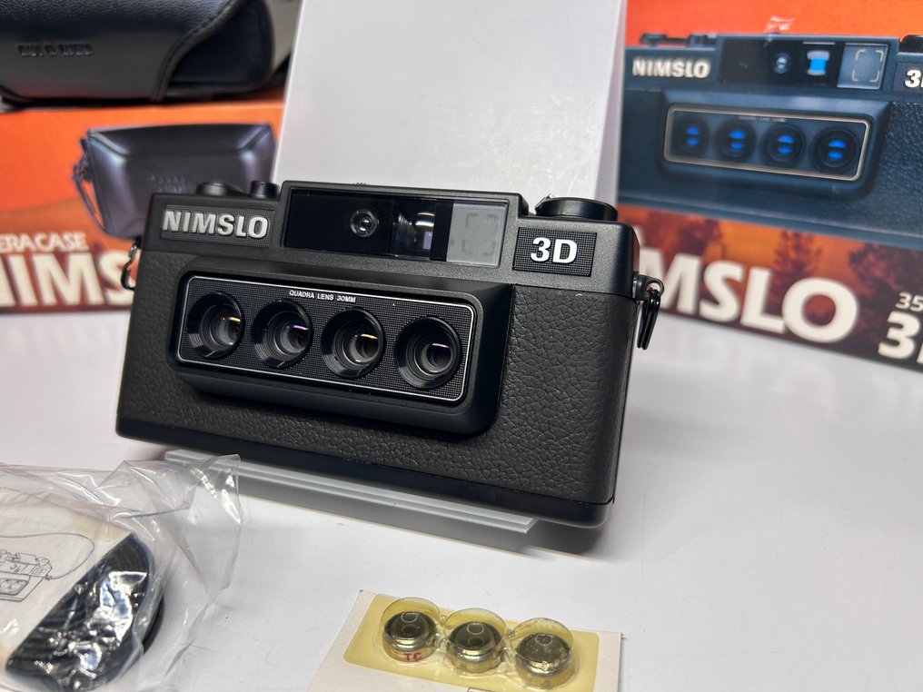 Nimslo Nimslo 3D with case, boxes and more... Aparat analogowy #3.2