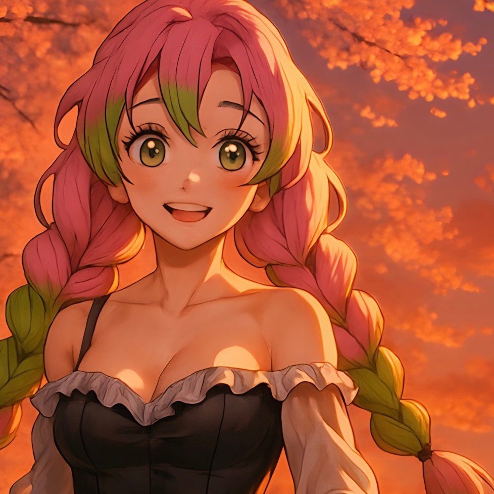 Makayhos - [Canvas] Mitsuri – Sakura Sunset Walk #2.1