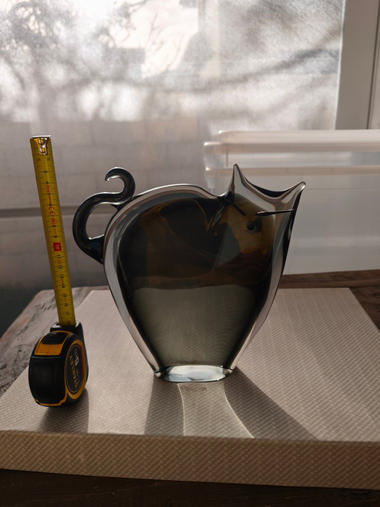 La Murrina - 雕刻, Daiki cat - 25 cm - 穆拉諾玻璃 - 2015 #2.1