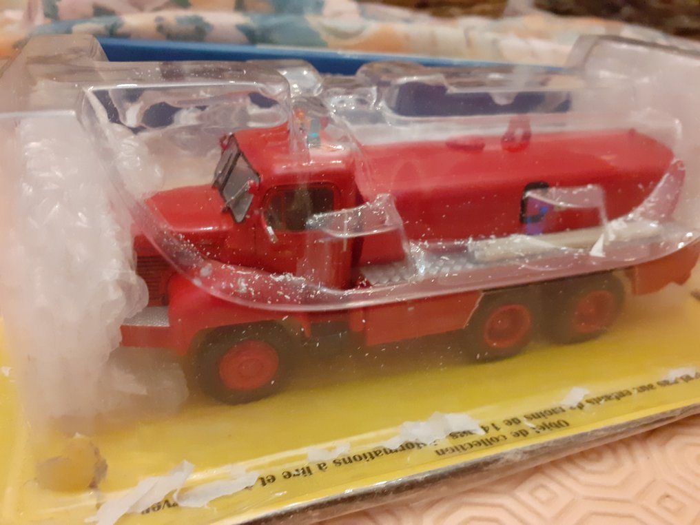 1:43 - Model military vehicle (9) - 9x Camions Pompiers - HACHETTE Collection #3.2