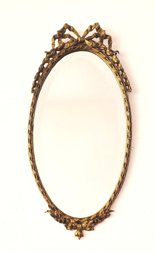 Tükör  - Bronz - Hollywood Regency #1.0