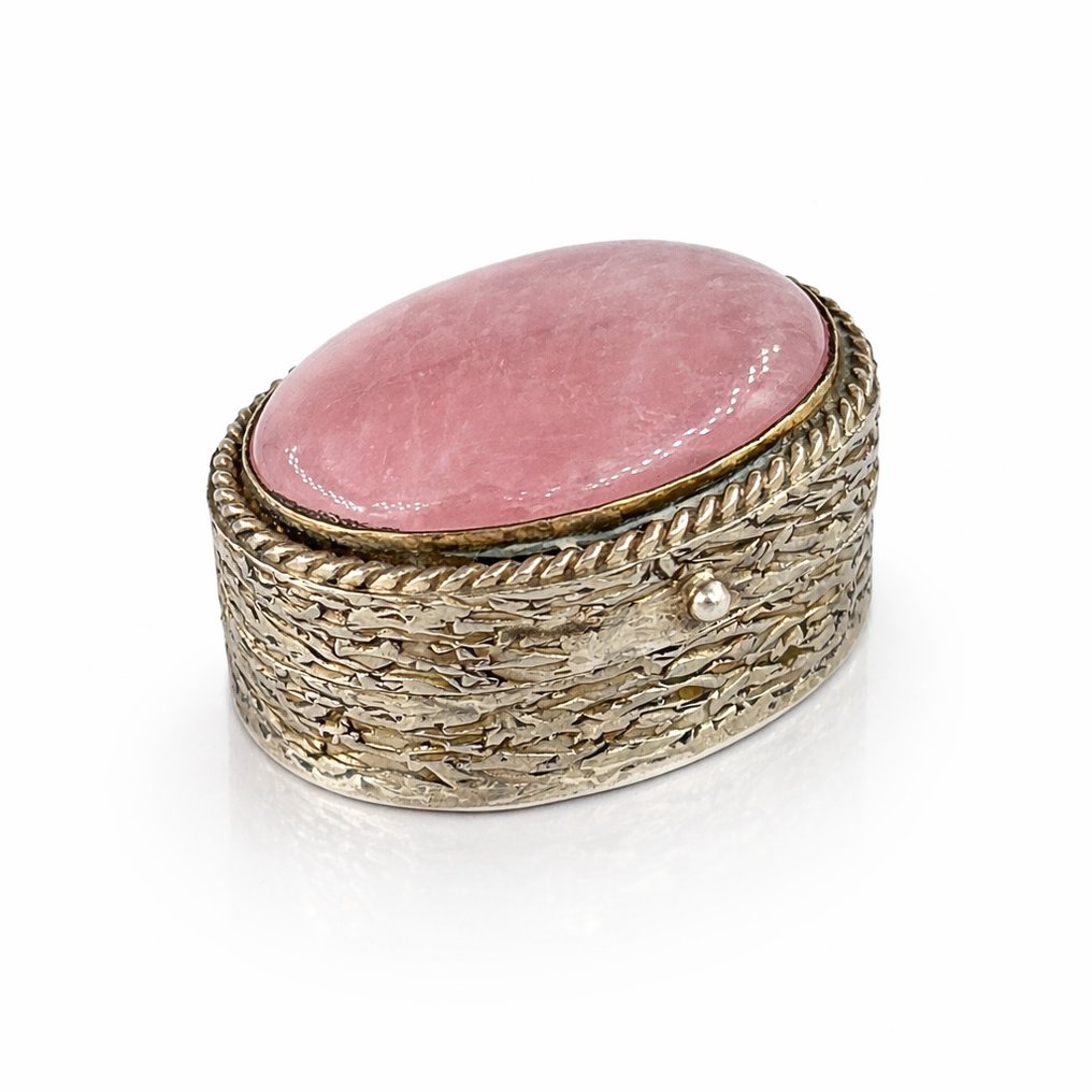 Caixa - .925 prata - Caixa de Joias Antiga #1.0