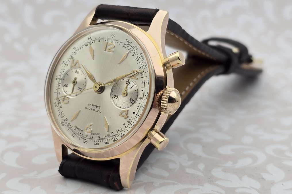 Chronographe Suisse - Cal. Landeron 48 - Ingen mindstepris - Mænd - 1900-1949  #1.0