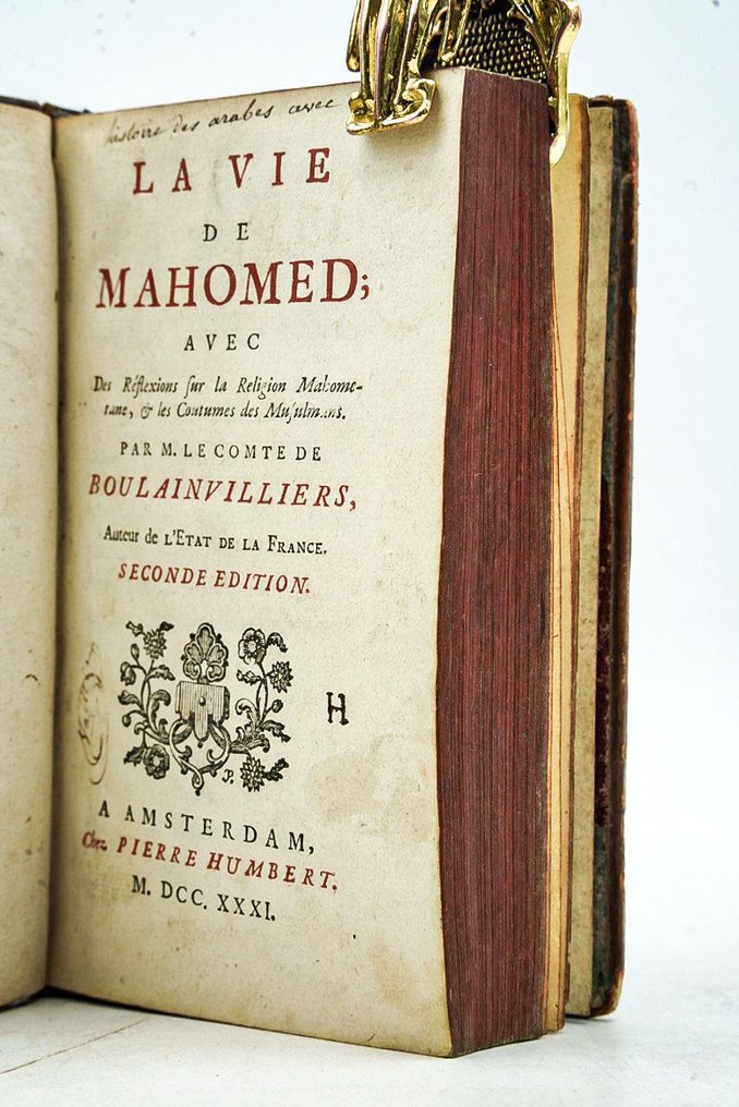 Le Comte De Boulainvilliers - La Vie de Mahomed - 1731 #1.0
