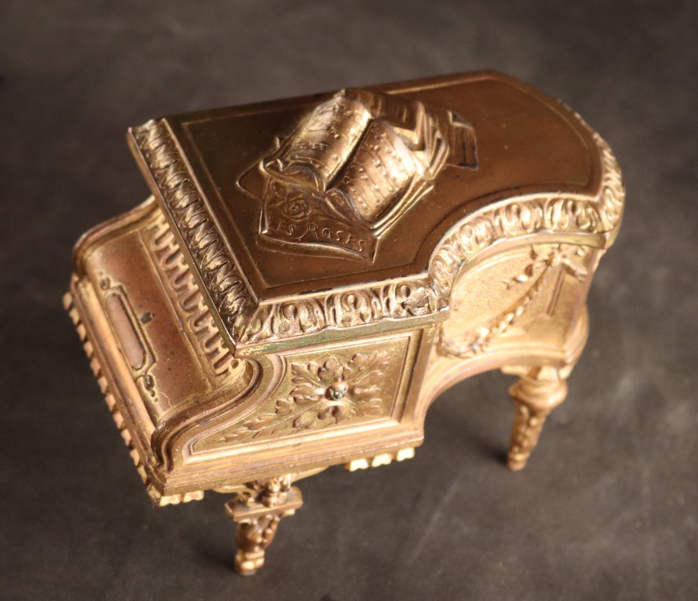 Antiek bijoukistje - Κουτί κοσμημάτων - Μέταλλο #2.1