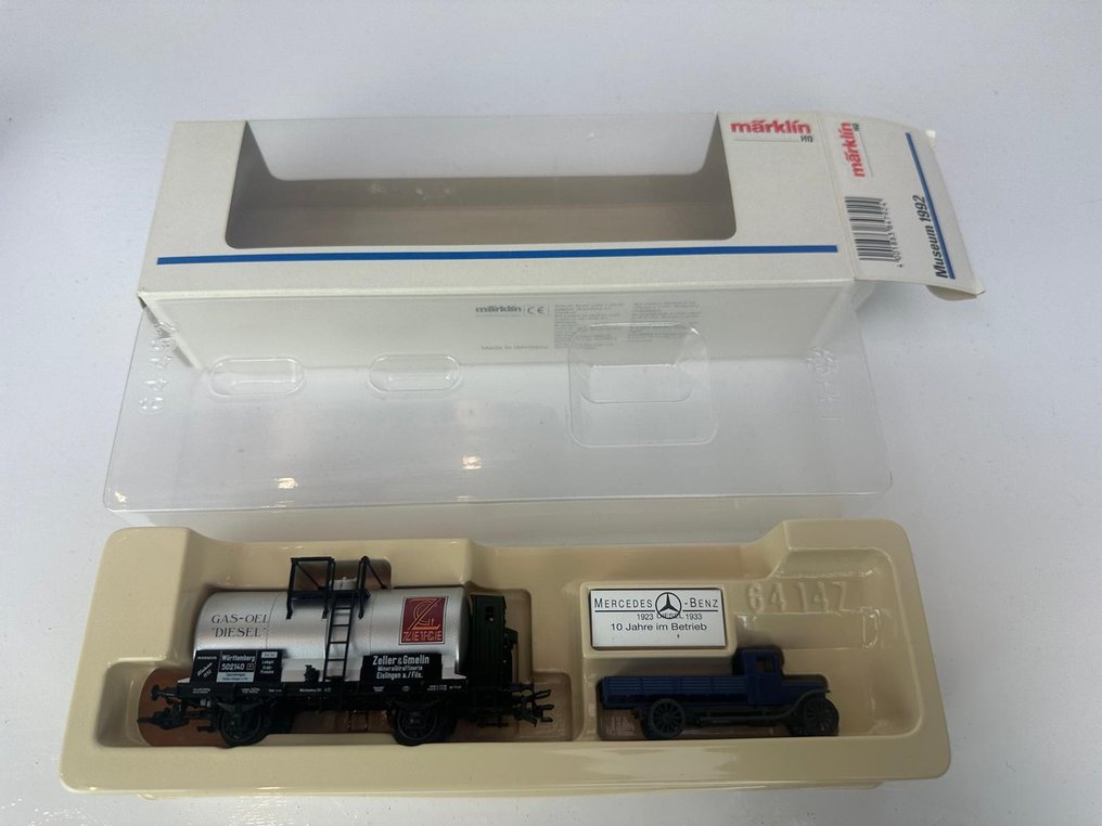 Märklin H0 - 48007/1992 - Machetă tren transport marfă (2) - vagoane de muzeu #4.3