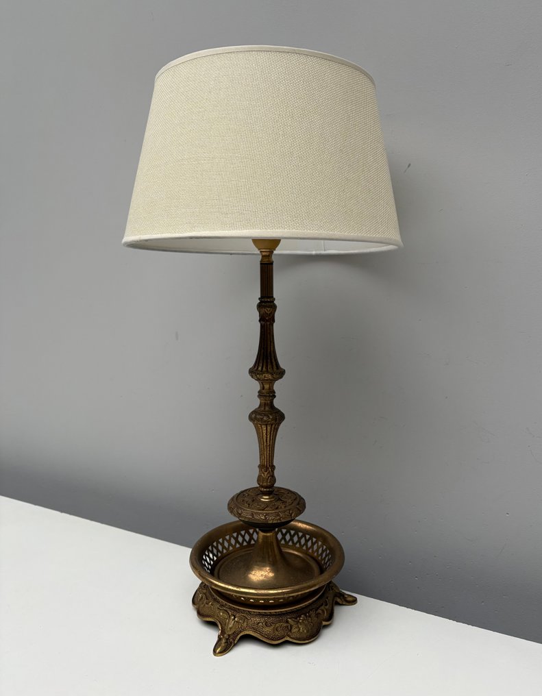 檯燈 - 黃銅, 紡織品 - 时尚的调光台灯 #3.2