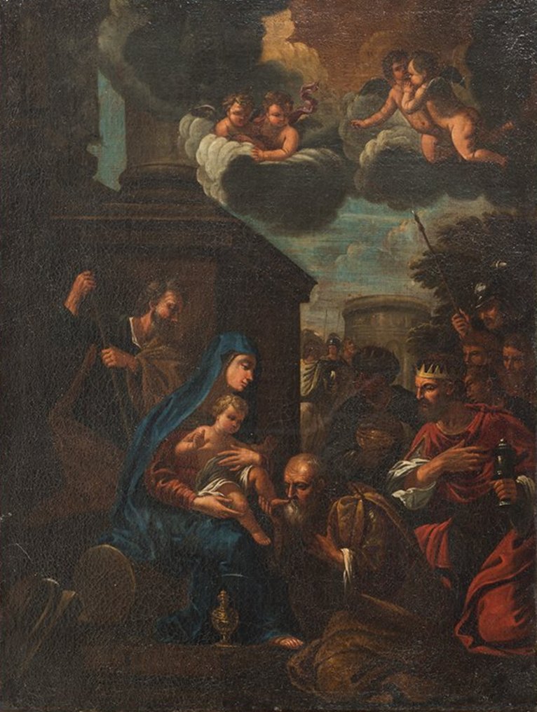 Scuola napoletana (XVIII) - L'Adorazione dei Magi #1.0