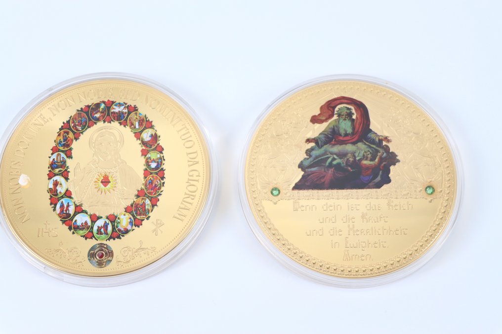 Netherlands. Medal 2x Herdenkingsmunt (2x 376 Gram) (Proof) Verguld  (No reserve price) #1.0