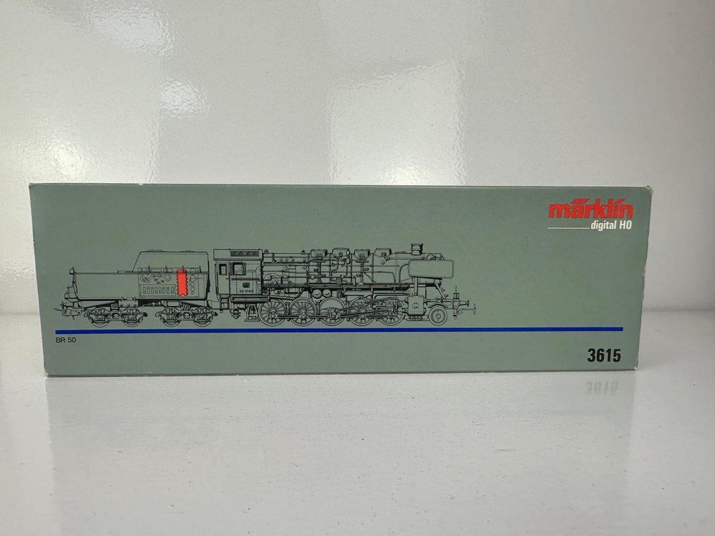 Märklin H0 - 3615 - Τρένο μοντελισμού (1) - Ατμομηχανή με κουπτέντερ - BR 50 - DB #1.0