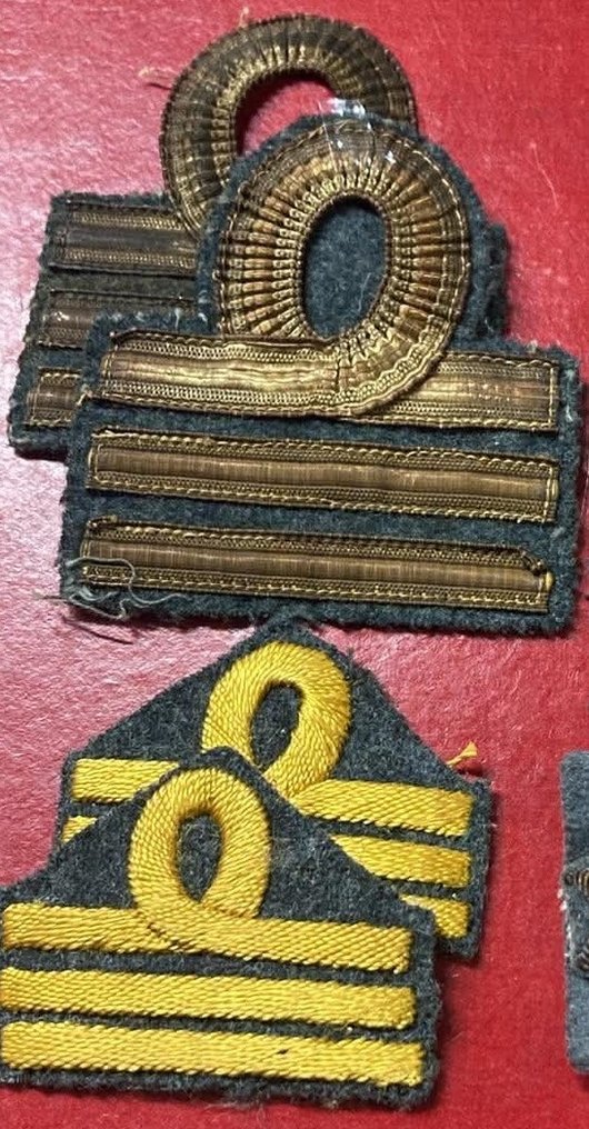 義大利 - 意大利陆军 - 軍裝 - 意大利军官的军衔等级一组 #3.2