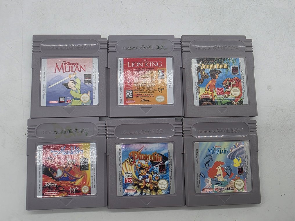 Nintendo - Nintendo - Authentic Game Cartridges - The history of Disney - 6 games -  Releases - Joc video - Include protecții originale pentru cutii #1.0