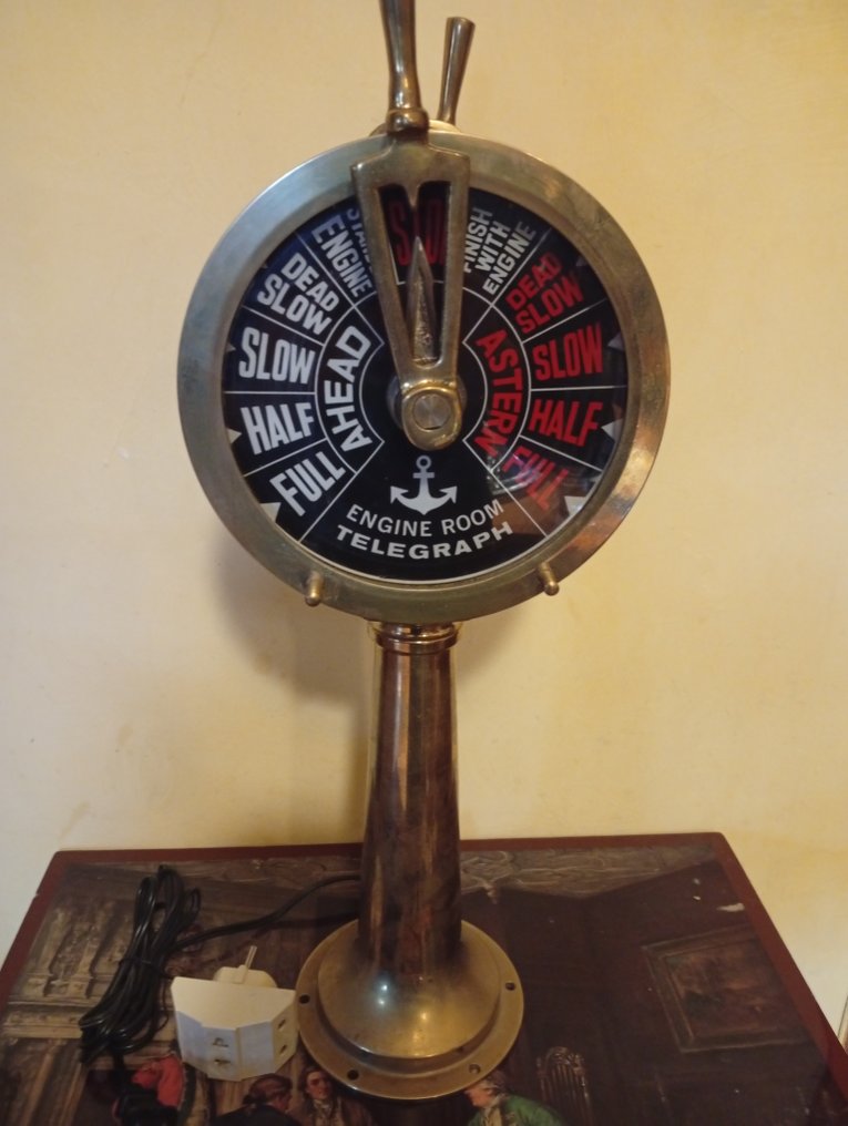 Ship's telegraph - Brass - 20th century - Mechanical telegram #1.0
