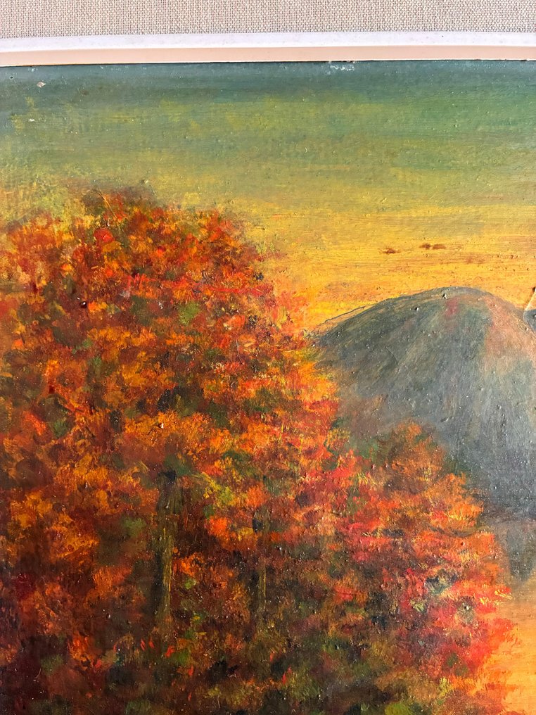 Ettore Quintavalla (1903-?) - Lago autunnale #2.1