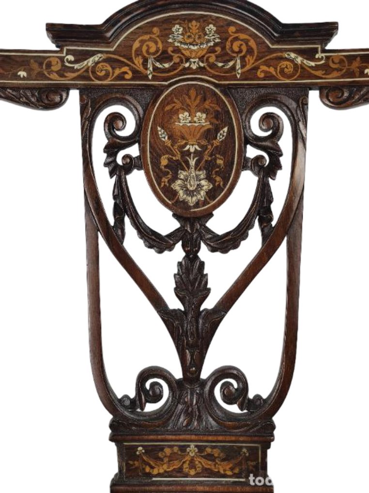 Maple & Co - 椅 - 桃花心木 - 爱德华时代镶嵌工艺 #2.1