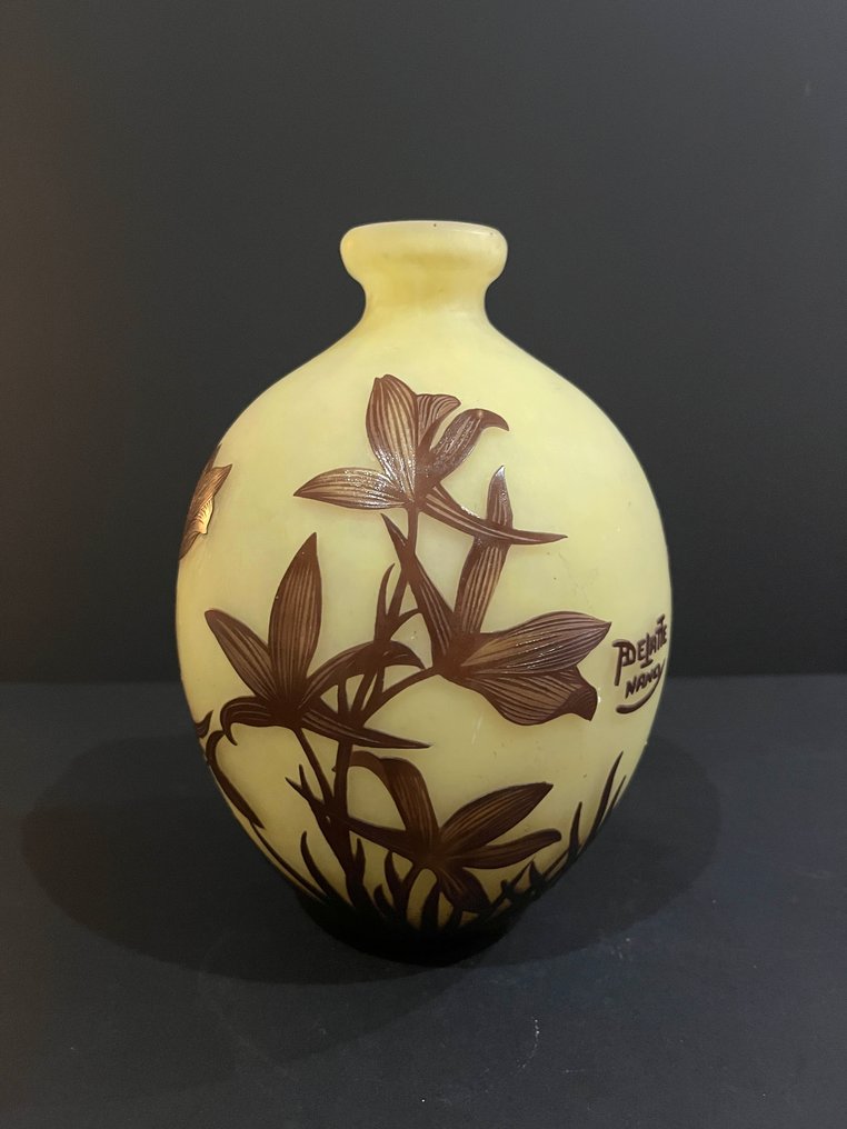 André Delatte - 花瓶 - 酸洗处理的多层玻璃（浮雕玻璃） #3.2