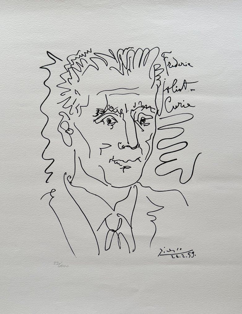Pablo Picasso (1881-1973) - Frédéric Joliot Curie #1.0