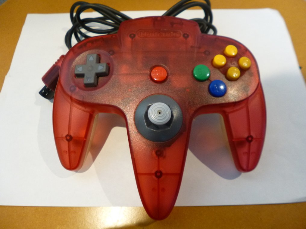 Nintendo - N64 - Nintendo 64 Controller Clear Red - Videospiel #1.0
