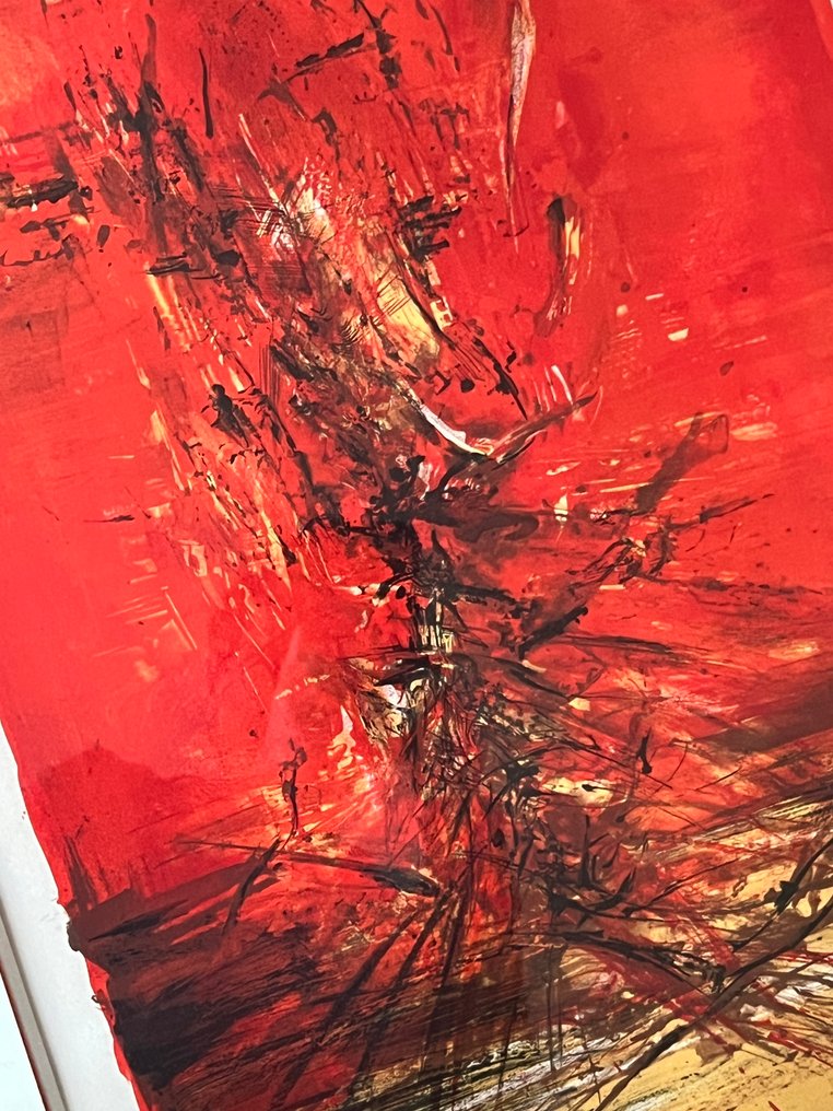 Zao Wou-Ki (1921-2013) - Untitled Red #4.3