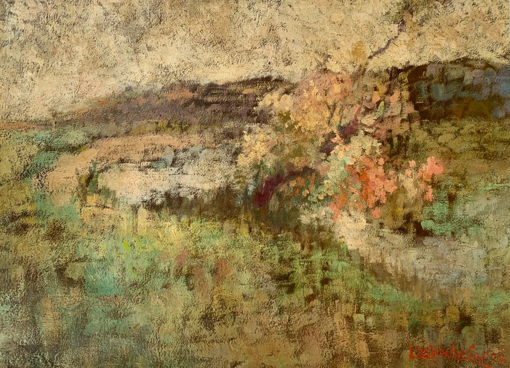 Luigi Michelacci (1879-1959) - Paesaggio toscano #1.0