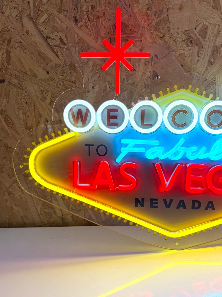 Las Vegas - Neonfény jel - Plexiglass #1.0