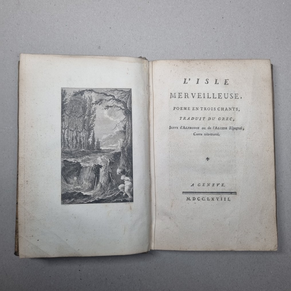 DORAT, Claude-Joseph / D'ARNAUD - L’Isle merveilleuse - Édition illustrée par Eisen - 1768 #1.0