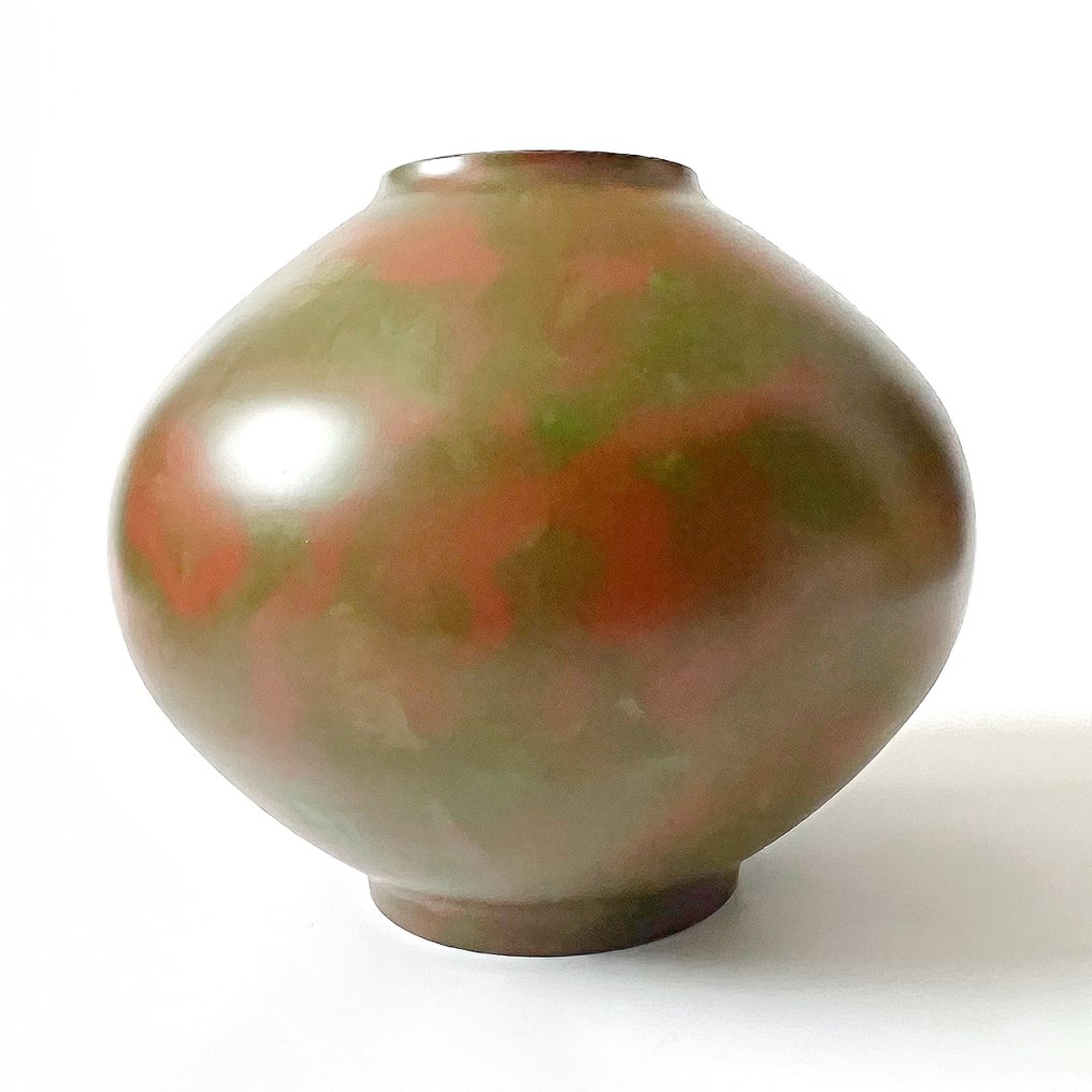 花瓶 - 合金, 青銅色, 銅 - 日本 - Takaoka BRONZE Hōun（峰雲）  (沒有保留價) #1.0