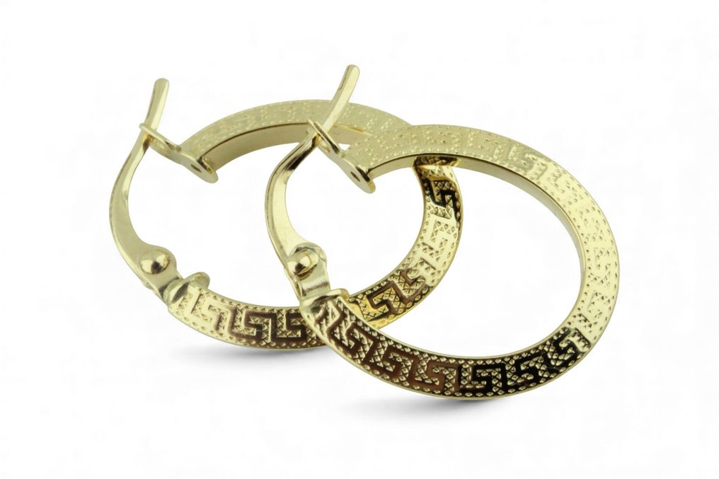 χωρίς τιμή ασφαλείας - Κρίκοι - 18 καράτια Κίτρινο χρυσό #1.0