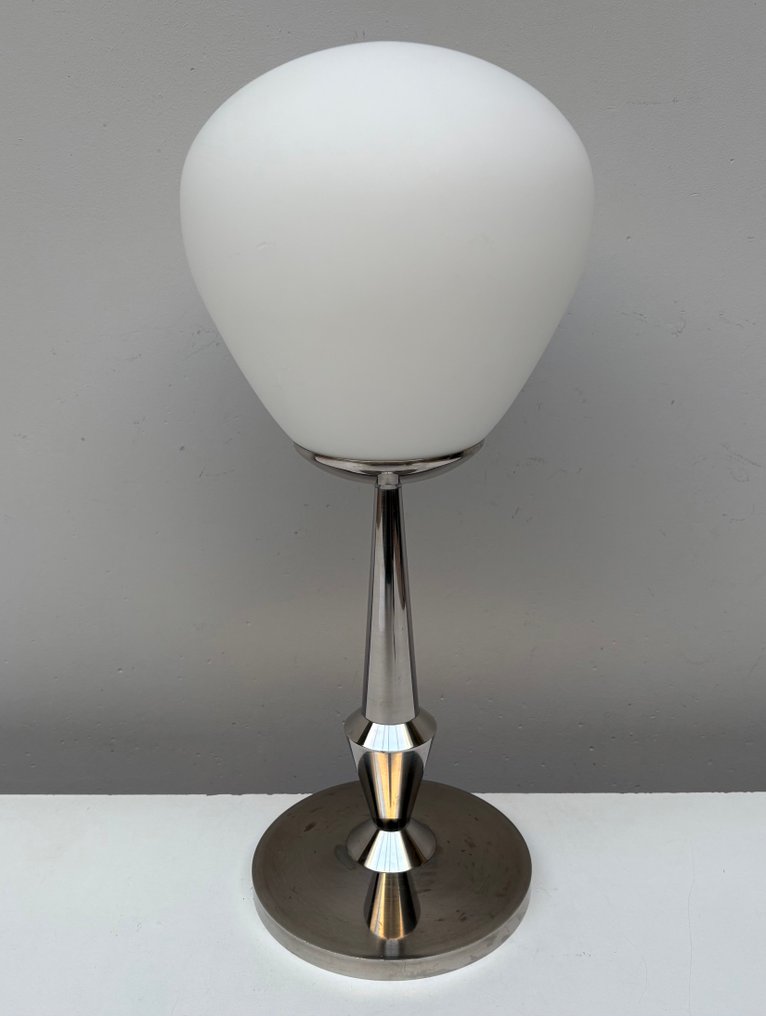 Bordlampe - Glas, Stål #4.3