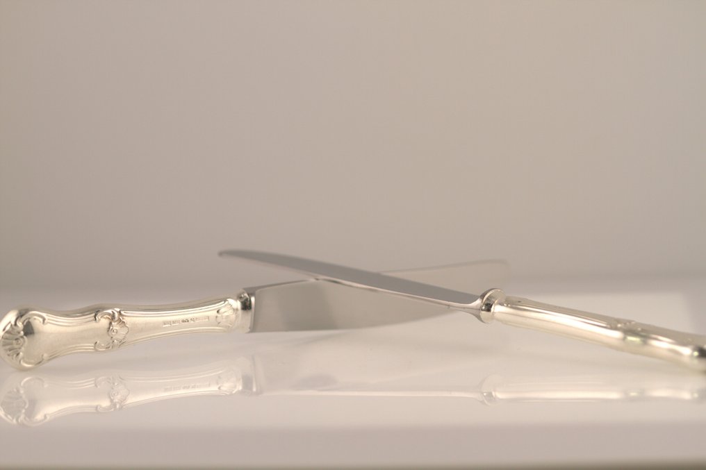 Guldsmedsaktiebolaget GAB - Τραπεζομάχαιρο (2) - MEMA - .830 silver #1.0