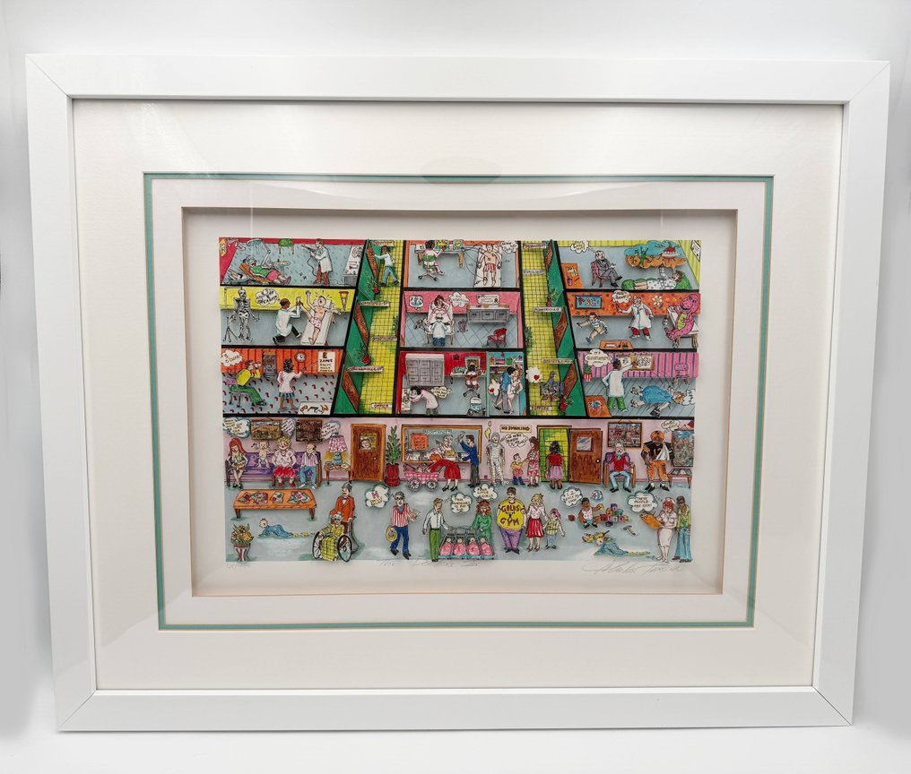 Charles Fazzino (1955) - The Doctors In ・ 3D silkscreen #2.1