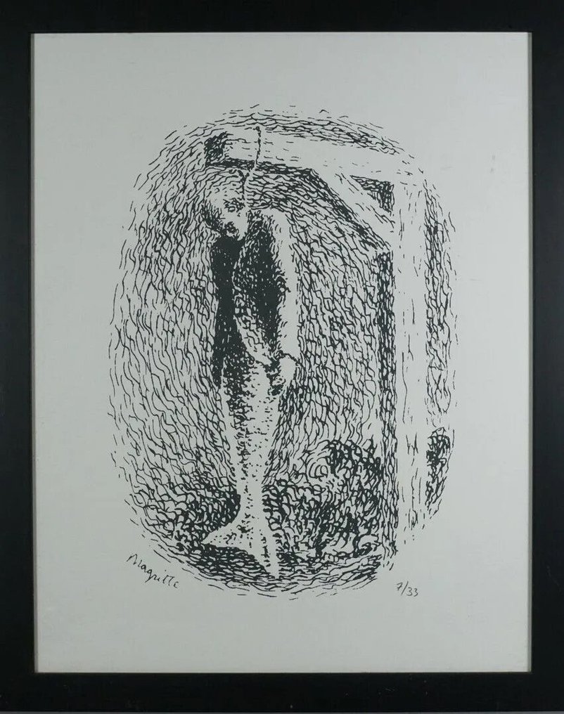 René Magritte (1898-1967) - Untitled (Gallow) #1.0