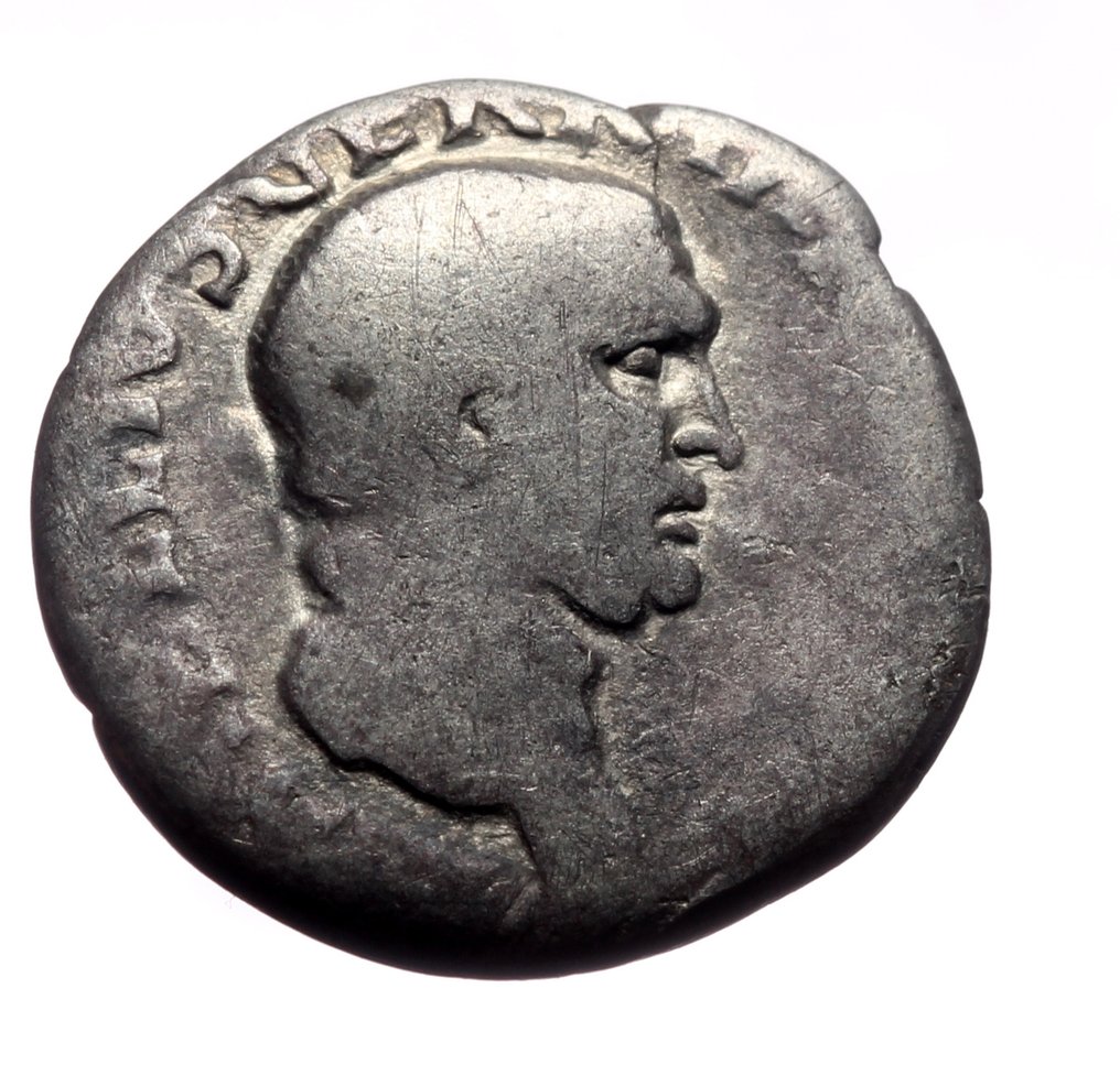 罗马帝国. 维特利乌斯 （公元69）. Denarius Very Rare  (没有保留价) #1.0