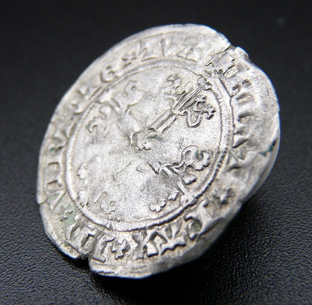 Alankomaiden feodaali, Flandersin kreivikunta. Philip the Fair. 1/2 Vuurijzer z.j. (1489-1490)  (Ei pohjahintaa) #3.2