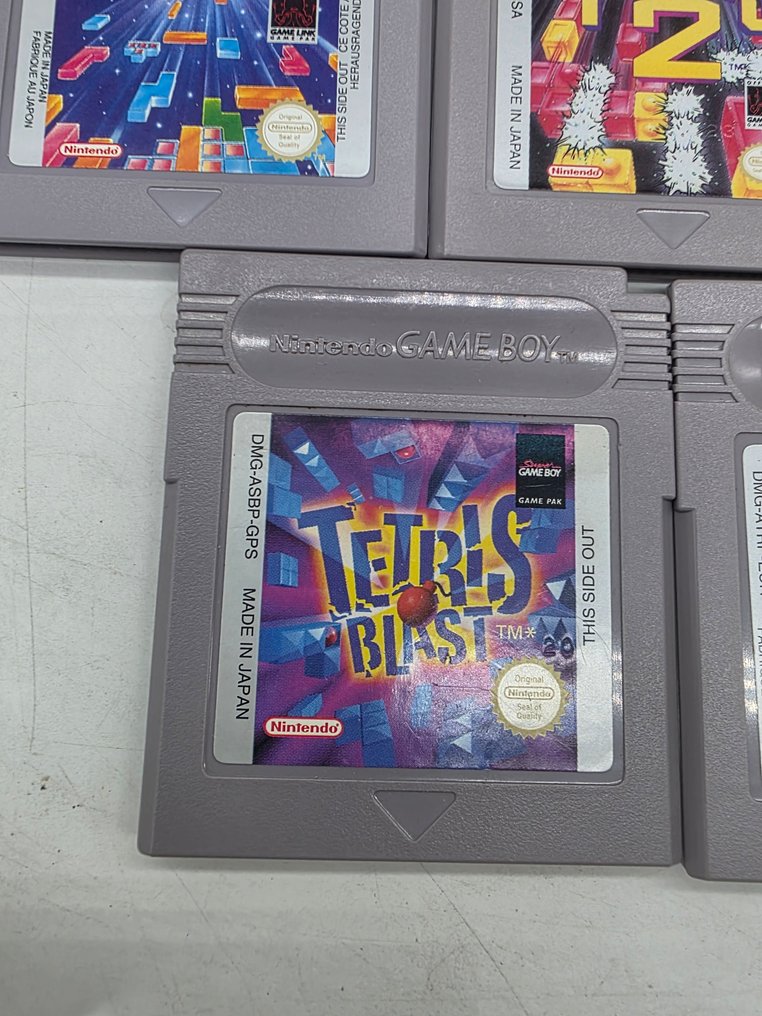 Nintendo - Nintendo - Authentic Game Cartridges - The history of Tetris - All 5 games - Eur Releases - Video game - Includes original box protectors #2.1