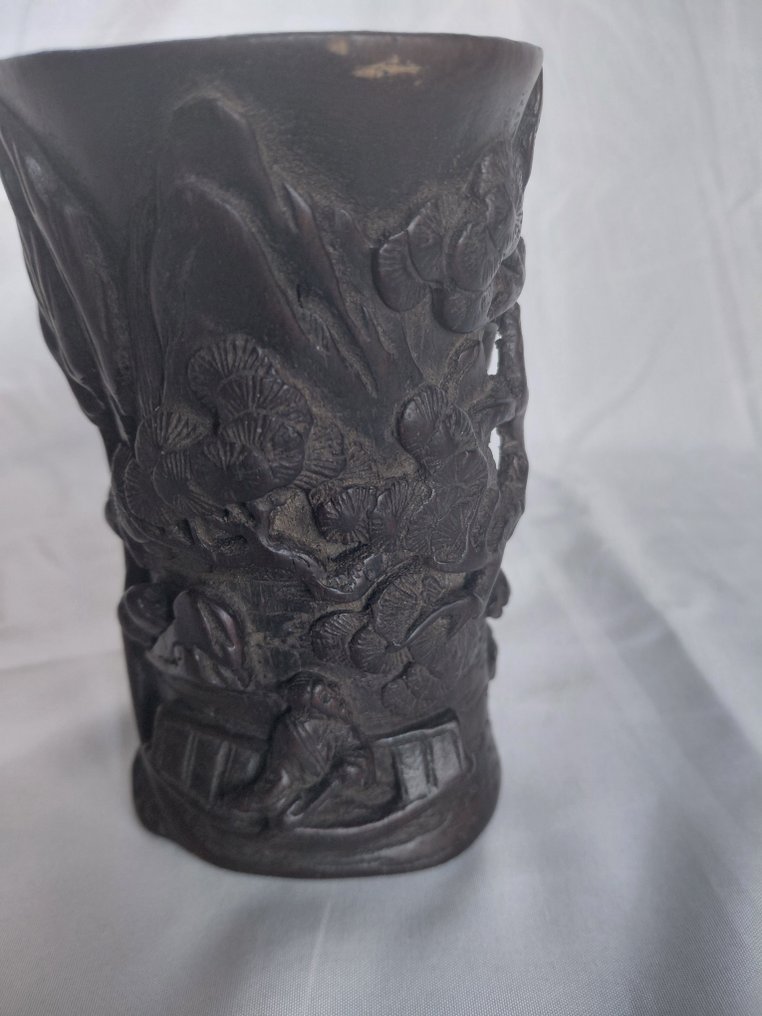 Brush pot - 木 - 中国  (没有保留价) #1.0