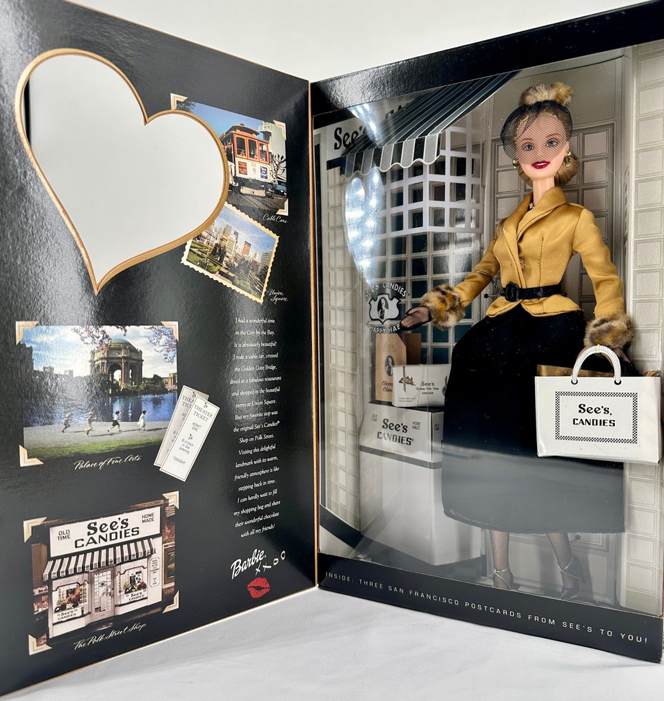 Mattel  - Barbie doll I Left My Heart in San Francisco - See's Candies - Collectible - 2001 - U.S. #1.0