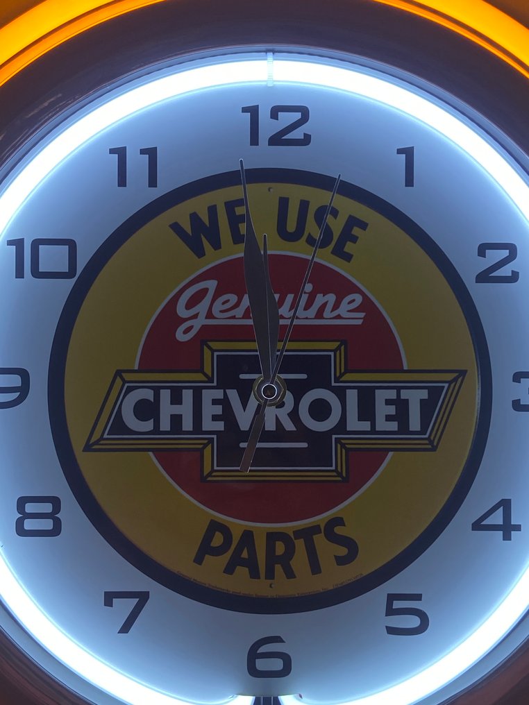 Sign - Chevrolet - Horloge Néon #1.0