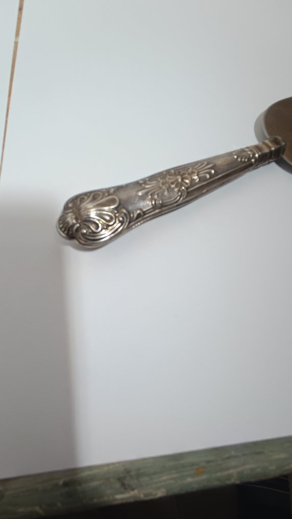 Taartmes - .925 zilver - Cake mes met zilveren handvat #2.1