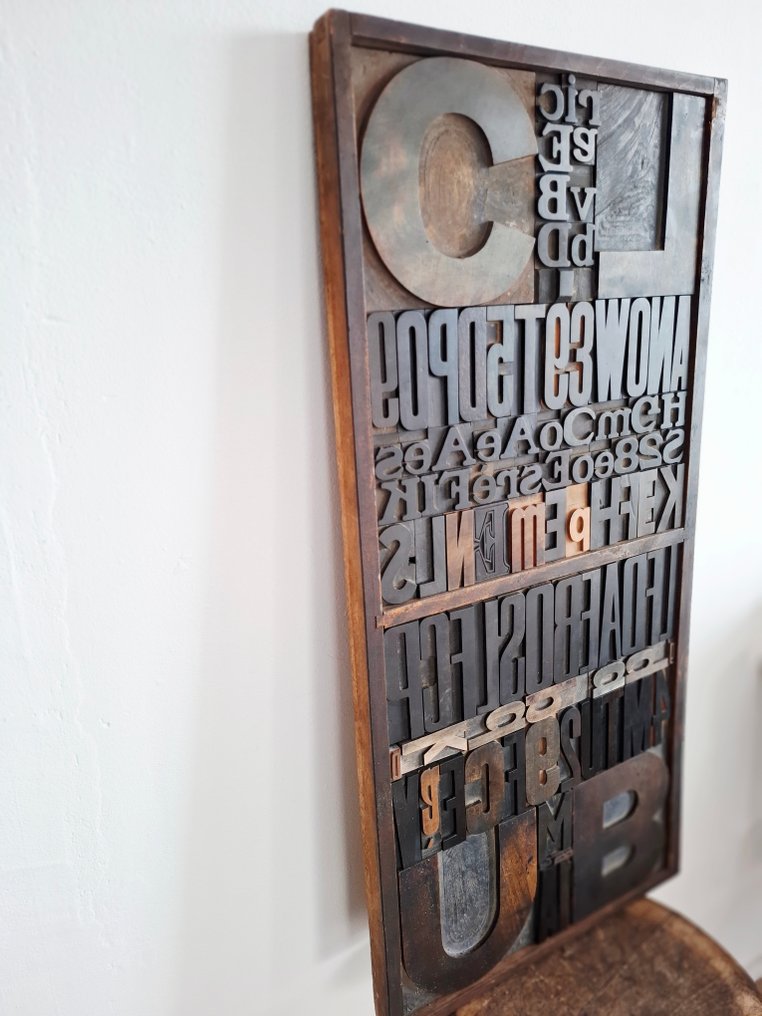 Μπλοκ εκτύπωσης (90) - Ολλανδία - Letterbak drukletters #4.3