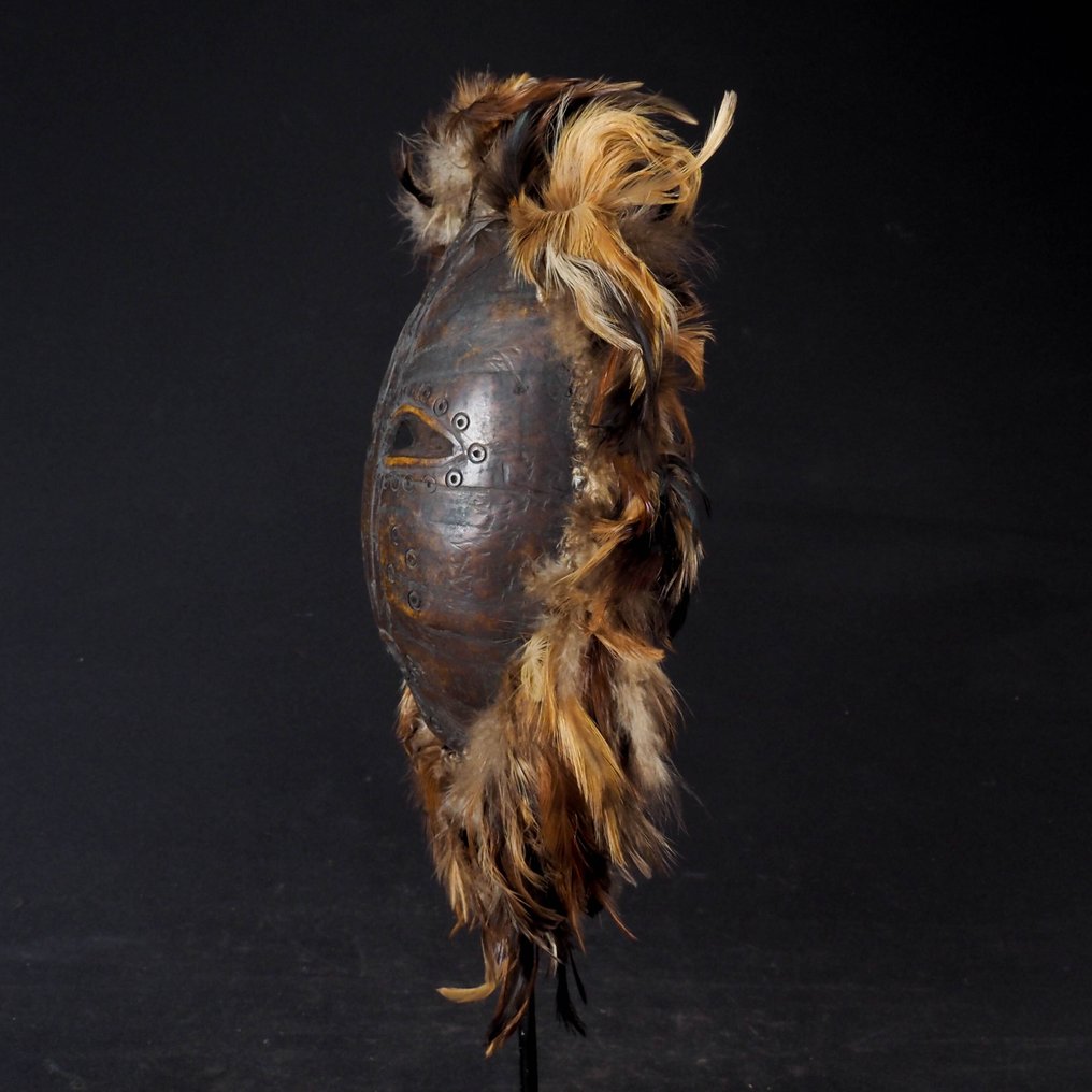 Σπάνιο μάσκα αρχικής τελετής. - Schildpadschild - Lega Bwami - Λαϊκή Δημοκρατία του Κονγκό  (χωρίς τιμή ασφαλείας) #3.2