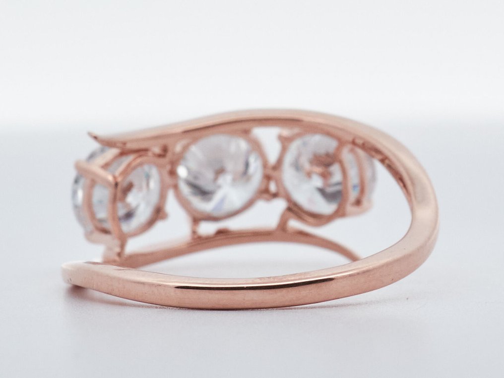 χωρίς τιμή ασφαλείας - Δαχτυλίδι - 14 καράτια Ροζ χρυσό -  2.16ct. tw. Διαμάντι (Εργαστηριακής καλλιέργειας) #3.2