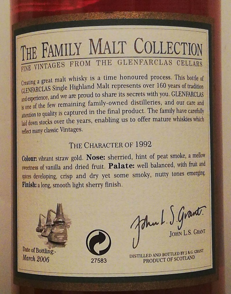 Glenfarclas 1992 The Vintage - b. 2006 - 700ml #3.2