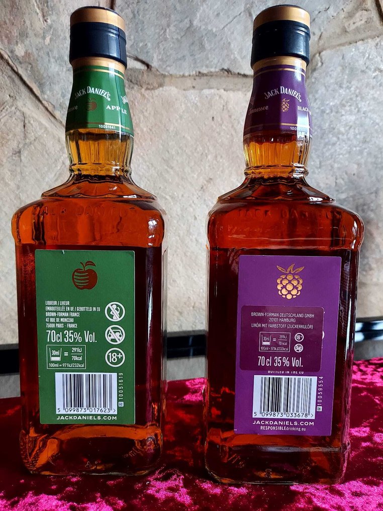 Jack Daniel's Tennessee Apple & Tennessee Blackberry  - 70 cl - 2 flaskor #3.2