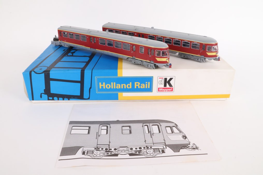 Holland Rail H0轨 - 火车单元 (1) - DE2 级别，第三时代 - NS #4.3
